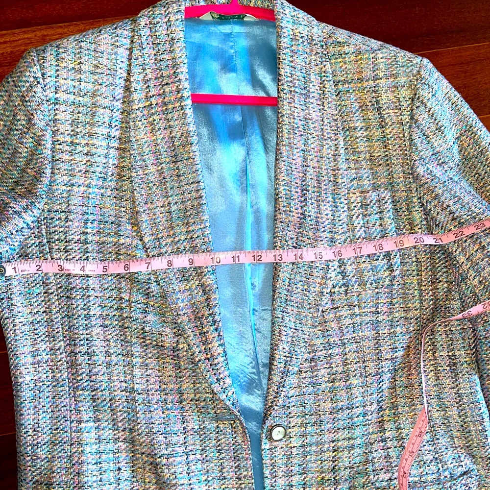 Vintage 1980s Austin Reed Silk Blazer - Picture 8 of 11